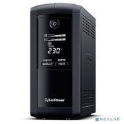 CyberPower VP1000EILCD ИБП {Line-Interactive, Tower, 1000VA/550W USB/RS-232/RJ11/45 (6 IEC С13), 12В/9 Ач х 1} Товар под заказ