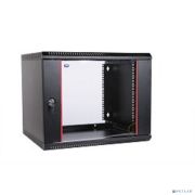ЦМО Шкаф телекоммуникационный настенный разборный 6U (600х350) дверь стекло, цвет черный (ШРН-Э-6.350-9005) (1 коробка) Товар под заказ