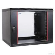 ЦМО Шкаф телекоммуникационный настенный разборный 6U (600х650) дверь стекло,цвет черный (ШРН-Э-6.650-9005) (1 коробка) Товар под заказ