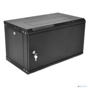 ЦМО Шкаф телекоммуникационный настенный разборный ЭКОНОМ 9U (600 x 350) дверь металл, цвет черный (ШРН-Э-9.350.1-9005) Товар под заказ