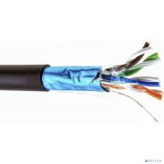 5bites Кабель FS5505-305CPE-M витая пара FTP/SOLID/5E/24AWG/COPPER/PE/BLACK/OUTDOOR/MESSENGER/DRUM/305M Товар под заказ