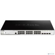 D-Link DGS-1210-28MP/ME/B2A PROJ Управляемый L2 коммутатор с 24 портами 10/100/1000Base-T и 4 портами 1000Base-X SFP (24 порта PoE 802.3af/at, PoE-бюджет 370 Вт) Товар под заказ