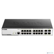 D-Link DGS-3000-20L/B1A Управляемый L2 коммутатор с 16 портами 10/100/1000Base-T и 4 портами 1000Base-X SFP Товар под заказ