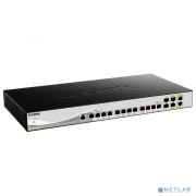 D-Link DXS-1210-16TC/B1A PROJ Настраиваемый L2+ коммутатор с 12 портами 10GBase-T, 2 портами 10GBase-X SFP+ и 2 комбо-портами 10GBase-T/SFP+ Товар под заказ