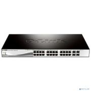 D-Link DGS-1210-28/ME/A2B Управляемый L2 коммутатор с 24 портами 10/100/1000Base-T и 4 портами 1000Base-X SFP Товар под заказ
