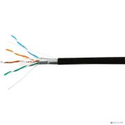 SkyNet Кабель FTP outdoor 4x2x0,51, медный, FLUKE TEST, кат.5e, однож., 305 м, box, черный [CSP-FTP-4-CU-OUT](АК5017986/1693121) Товар под заказ