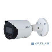 DAHUA DH-IPC-HFW2849SP-S-IL-0360B Уличная цилиндрическая IP-видеокамера SmartDualLight 8Мп, 1/2.7” CMOS, объектив 3.6мм, видеоаналитика, микрофон, ИК 30м, LED 30м, IP67, металл Товар под заказ
