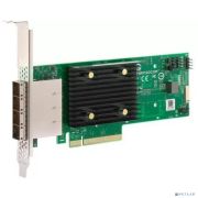 Broadcom 05-50075-00 Контроллер SAS LSI 9500-16e SGL (05-50075-00) PCIe Gen4 x8 LP, Tri-Mode SAS/SATA/NVMe 12G HBA, 16port(4*ext SFF8644), 3816 IOC Товар под заказ
