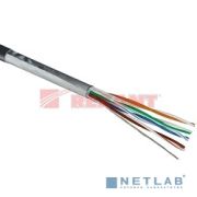 Rexant (01-0145) Кабель витая пара F/UTP, CAT 5e, PVC, 4PR, 24AWG, INDOOR, STRANDED, серый, 305м Товар под заказ