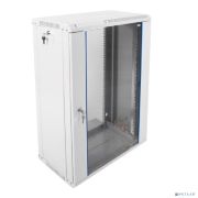 ЦМО Шкаф телекоммуникационный настенный разборный 18U (600 х 350) дверь стекло, цвет черный (ШРН-Э-18.350-9005) Товар под заказ
