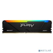 Kingston DDR4 DIMM 32GB Kit 2x16Gb KF432C16BB12AK2/32 PC4-25600, 3200MHz, CL16, RGB Товар под заказ