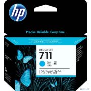 HP CZ134A Картридж №711, Cyan {Designjet T120/T520, Cyan (29ml 3 - pack)} Товар под заказ