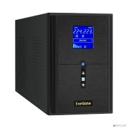 Exegate EX295983RUS ИБП (инвертор, синус, для котла) ExeGate SineTower SN-2000.LCD.AVR.3SH.1C13.RJ.USB <2000VA/1600W, чистая синусоида, LCD дисплей, AVR, 3*Schuko+1*C13, RJ45/11, USB, линейно-интеракт Товар под заказ