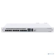 MikroTik CRS312-4C+8XG-RM Коммутатор Cloud Router Switch (L3) 8х 1G/2.5G/5G/10G RJ45, 4х 10G RJ45/SFP+ with RouterOS L5, 1U rackmount enclosure Товар под заказ