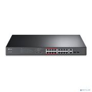 TP-Link TL-SL1218MP Неуправляемый коммутатор с 16 портами PoE+ 10/100 Мбит/с и 2 комбинированными портами RJ45/SFP Товар под заказ