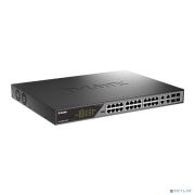 D-Link DSS-200G-28MPP/A1A Настраиваемый L2 коммутатор с 24 портами 10/100/1000Base-T и 4 комбо-портами 100/1000Base-T/SFP (порты 1-24 PoE 802.3af/at, порты 1-8 PoE 802.3bt, PoE-бюджет 518 Вт) Товар под заказ