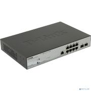 D-Link DGS-1210-10P/ME/B1A Управляемый L2 коммутатор с 8 портами 10/100/1000Base-T и 2 портами 1000Base-X SFP (8 портов PoE 802.3af/at, PoE-бюджет 78 Вт) Товар под заказ