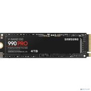 Samsung SSD 4TB 990 PRO PCIe Gen 4.0 x4 NVMe 2.0 V-NAND TLC MZ-V9P4T0BW Товар под заказ