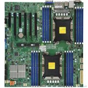 Supermicro MBD-X11DPI-N-B Серверная материнская плата X11DPi N Motherboard Dual Socket P (LGA 3647) supported, CPU TDP support 205W, 2 UPI up to 10.4 GT/s OEM Товар под заказ