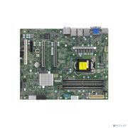 Supermicro MBD-X12SCA-F-B {W-1200 CPU, 4 DIMM slots, Intel W480 controller for 4 SATA3 (6 Gbps) ports, RAID 0,1,5,10, 1 PCI-E 3.0 x4, 2 PCI-E 3.0 x16 slots} Товар под заказ