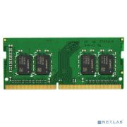Synology D4NESO-2666-4G Модуль памяти DDR4, 4Gb, для DS224+, DS423+, DS1618+, DS1819+, DS2419+, RS820+/RP+ Товар под заказ
