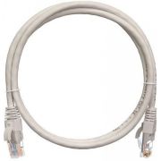 Коммутационный шнур NIKOMAX UTP 4 пары, Кат.5е, 2хRJ45/8P8C, T568B, Molded, PVC, серый, 7,5м