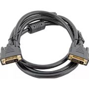 Кабель Buro DVI-D (m) - DVI-D (m), GOLD , ферритовый фильтр , 1.8м