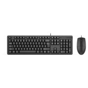 Комплект (клавиатура+мышь) A4TECH KK-3330 USB, проводной, черный [kk-3330 usb (black)]