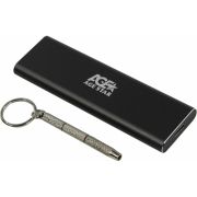 Внешний корпус SSD AgeStar 31UBNV1C m2 NVME 2280 M-key алюминий серый